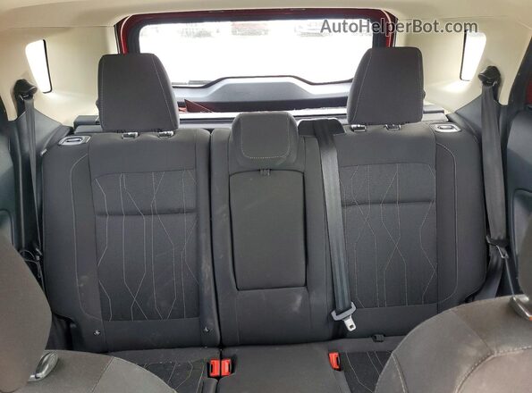 MAJ3P1TE5JC204983 2018 FORD ECOSPORT Burgundy უკანა სავარძლების ხედი