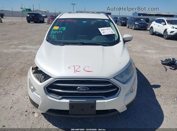 MAJ3P1TE6JC199227 2018 FORD ECOSPORT Белый Вид задней части салона