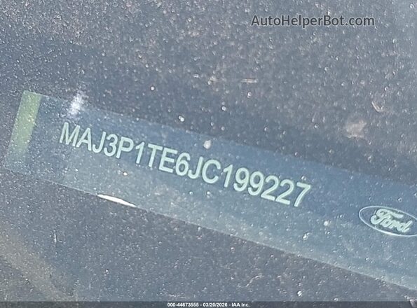 MAJ3P1TE6JC199227 2018 FORD ECOSPORT Белый 