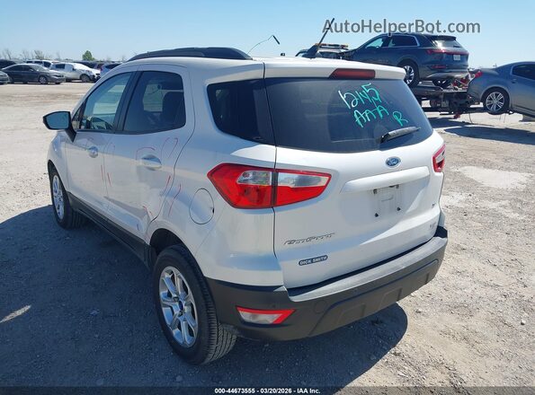 MAJ3P1TE6JC199227 2018 FORD ECOSPORT Белый Задняя левая четверть