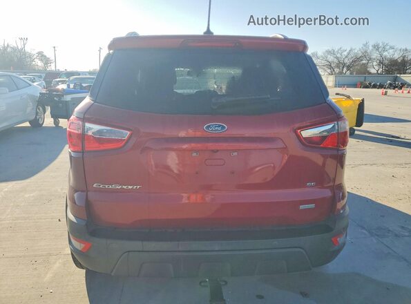 MAJ3P1TE9JC225352 2018 FORD ECOSPORT Красный Вид сзади