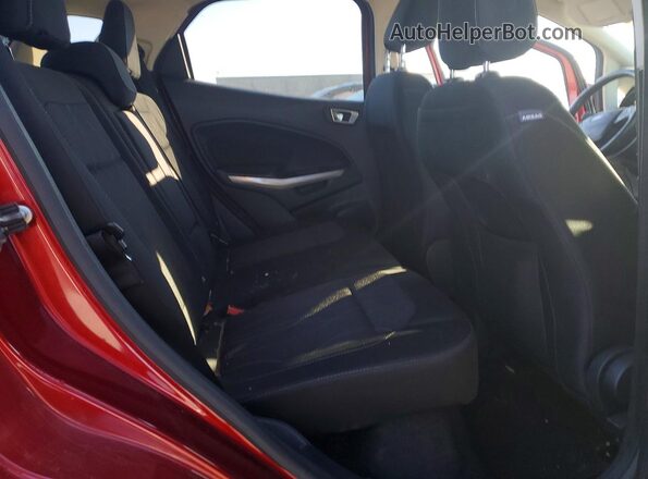 MAJ3P1TE9JC225352 2018 FORD ECOSPORT Красный Вид задних сидений