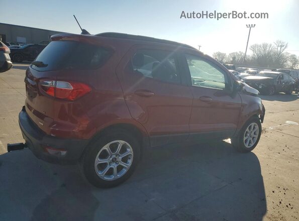 MAJ3P1TE9JC225352 2018 FORD ECOSPORT Красный Задняя правая четверть