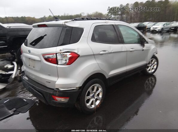 MAJ3P1TEXJC192829 2018 FORD ECOSPORT Silver Rear right