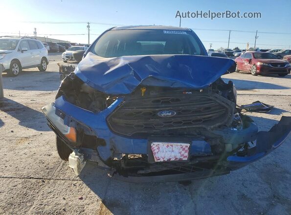 MAJ3S2FE0KC299034 2019 FORD ECOSPORT Blue 