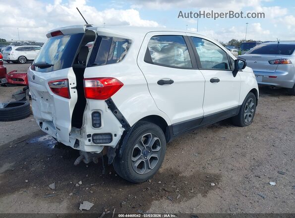MAJ3S2FE4KC262326 2019 FORD ECOSPORT White Trasero derecho