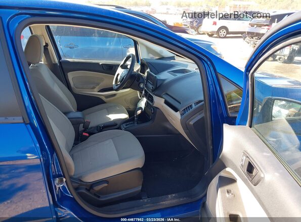MAJ3S2FE5MC405674 2021 FORD ECOSPORT Blue Вид салону спереду
