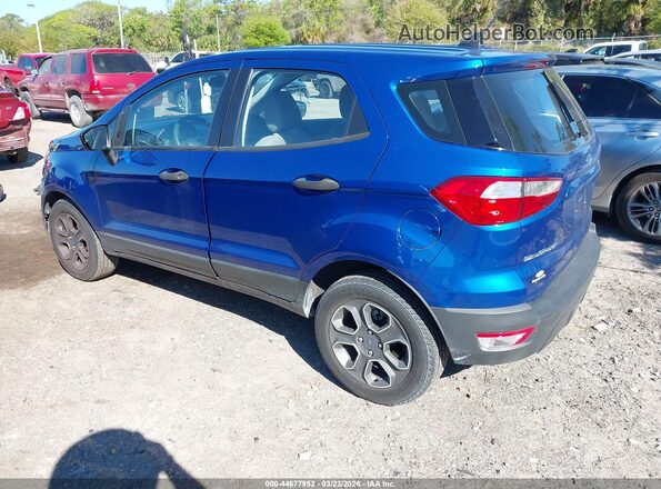 MAJ3S2FE5MC405674 2021 FORD ECOSPORT Blue Задня ліва чверть