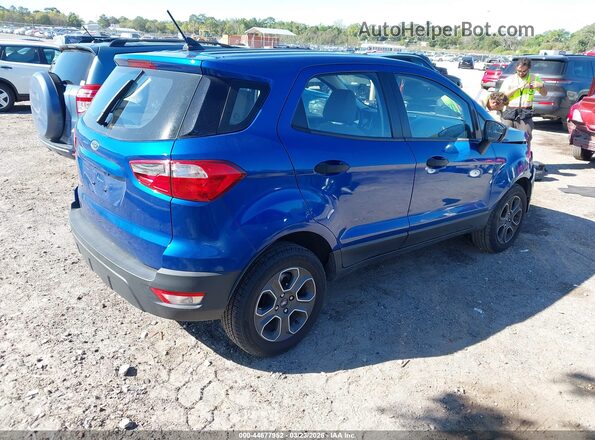 MAJ3S2FE5MC405674 2021 FORD ECOSPORT Blue Задня права чверть