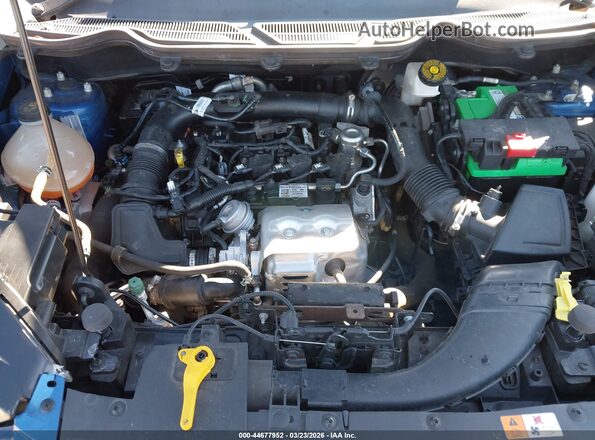 MAJ3S2FE5MC405674 2021 FORD ECOSPORT Blue Вид ззаду