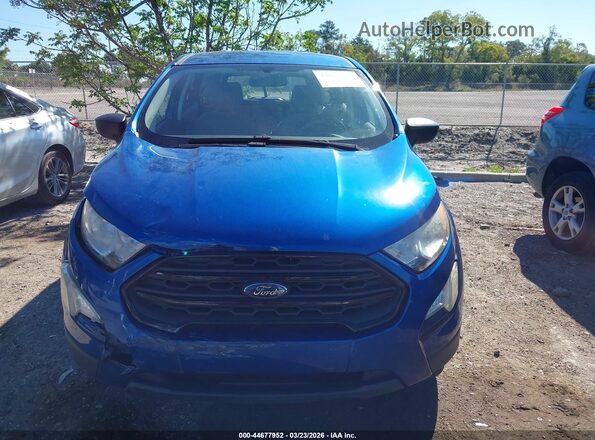 MAJ3S2FE5MC405674 2021 FORD ECOSPORT Blue Вид щитка приладів
