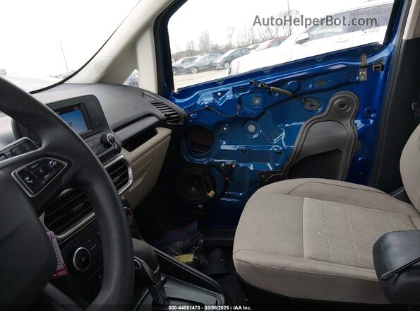 MAJ3S2FE8MC439320 2021 FORD ECOSPORT Blue Սալոնի դիմացի տեսք