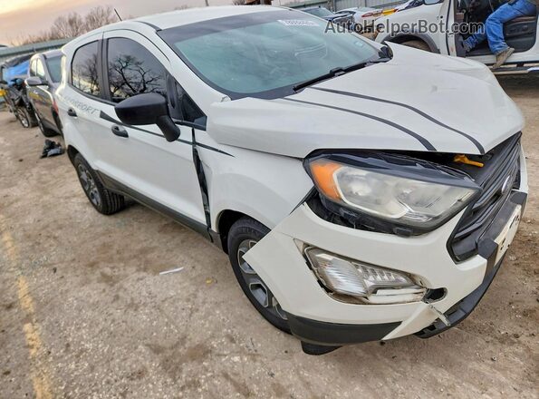 MAJ3S2FE9KC262323 2019 FORD ECOSPORT White 