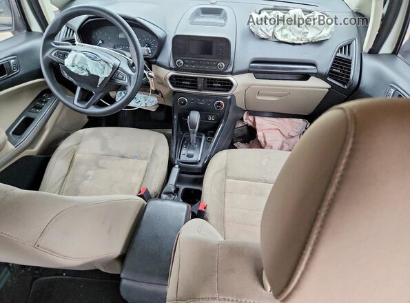 MAJ3S2FE9KC262323 2019 FORD ECOSPORT White 