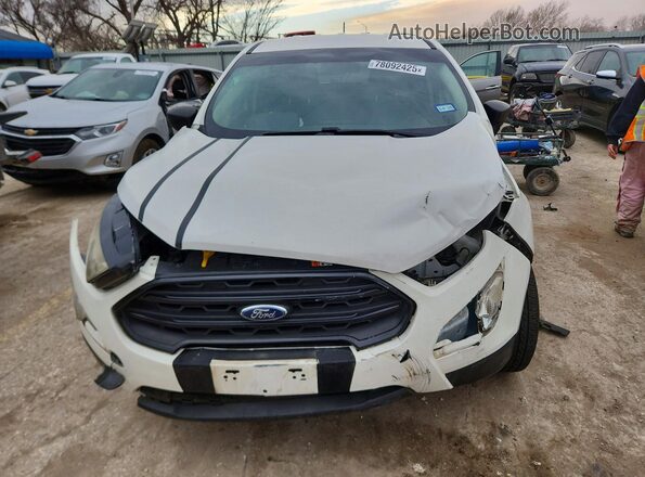 MAJ3S2FE9KC262323 2019 FORD ECOSPORT White 