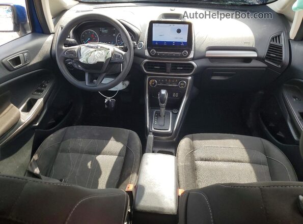 MAJ3S2GE2MC437738 2021 FORD ECOSPORT Blue Առջևի վահանակի տեսք