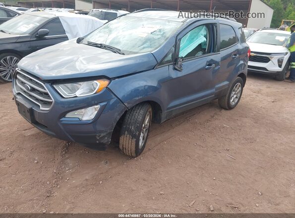 MAJ3S2GE3MC437439 2021 FORD ECOSPORT Blue Front left