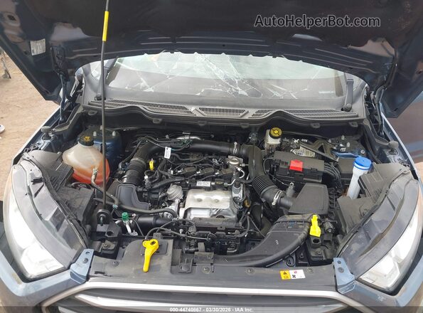 MAJ3S2GE3MC437439 2021 FORD ECOSPORT Blue Rear view