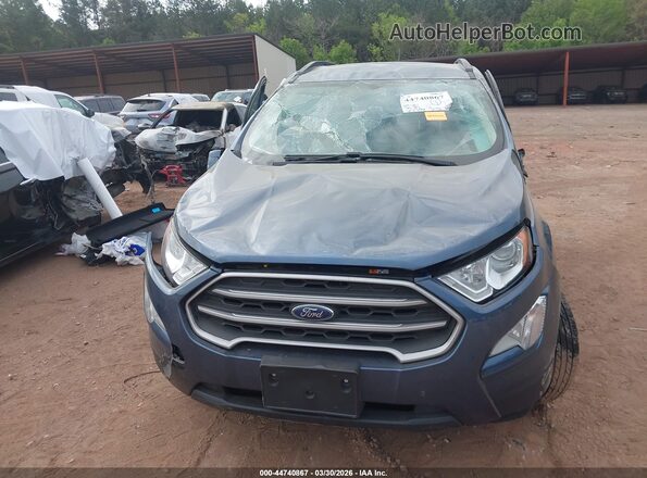 MAJ3S2GE3MC437439 2021 FORD ECOSPORT Blue Instrument cluster view
