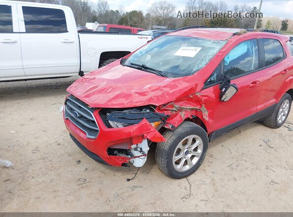MAJ3S2GE3MC440583 2021 FORD ECOSPORT Red Widok z przodu