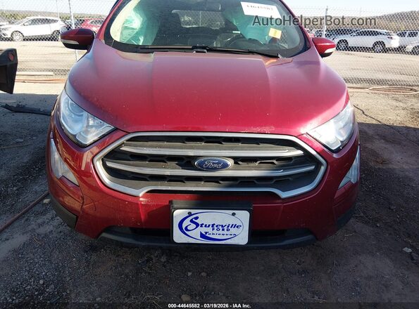 MAJ3S2GE4MC452208 2021 FORD ECOSPORT Red Vista del cuadro de instrumentos