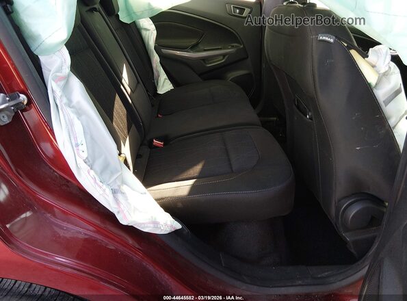 MAJ3S2GE4MC452208 2021 FORD ECOSPORT Red Vista de la etiqueta del VIN