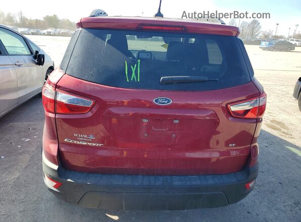 MAJ3S2GE5MC424353 2021 FORD ECOSPORT Red უკანა ხედი