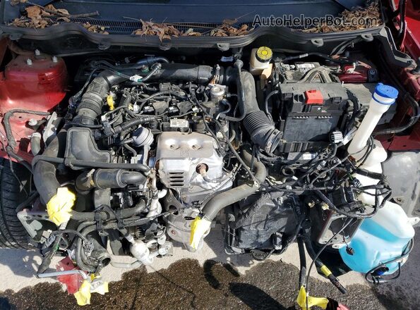 MAJ3S2GE5MC424353 2021 FORD ECOSPORT Red ძრავის განყოფილების ხედი
