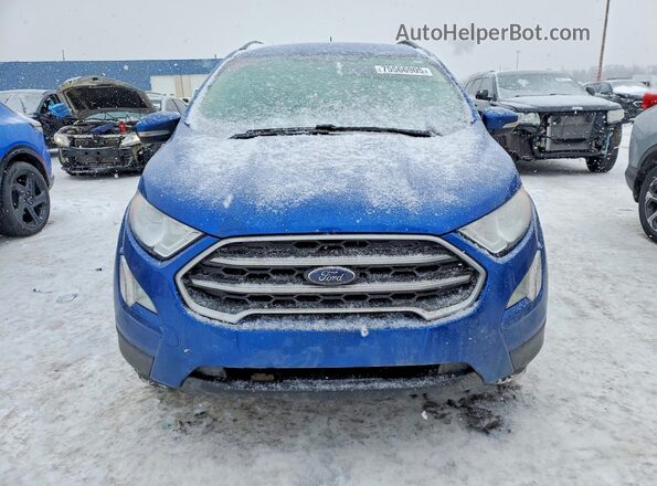 MAJ3S2GE5MC455635 2021 FORD ECOSPORT Blue Vista frontal