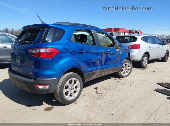 MAJ3S2GE6LC350844 2020 FORD ECOSPORT Blue Задня права чверть