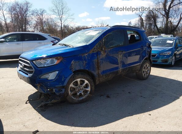 MAJ3S2GE6LC350844 2020 FORD ECOSPORT Blue Передня ліва чверть