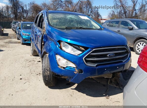 MAJ3S2GE6LC350844 2020 FORD ECOSPORT Blue Вид спереду