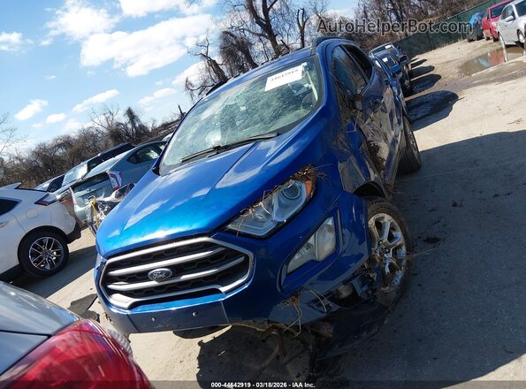 MAJ3S2GE6LC350844 2020 FORD ECOSPORT Blue Вид щитка приладів