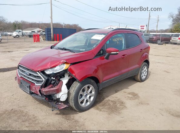 MAJ3S2GE6MC404712 2021 FORD ECOSPORT Red Przód lewy