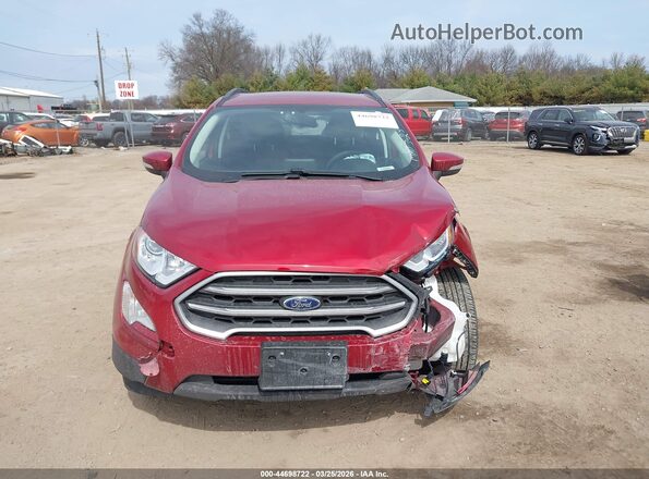 MAJ3S2GE6MC404712 2021 FORD ECOSPORT Red Widok wnętrza z tyłu