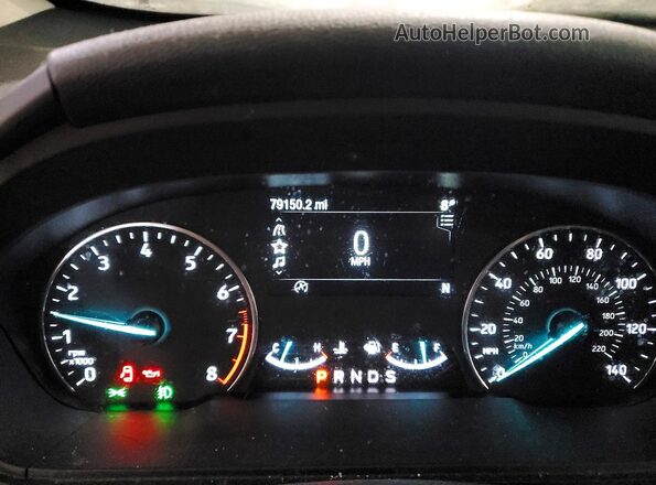 MAJ3S2GE6MC439055 2021 FORD ECOSPORT Black Widok zestawu wskaźników