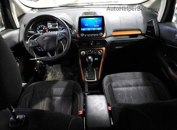 MAJ3S2GE6MC439055 2021 FORD ECOSPORT Black Widok deski rozdzielczej