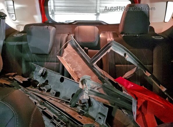 MAJ3S2GE6MC455577 2021 FORD ECOSPORT Red Հետևի նստատեղերի տեսք