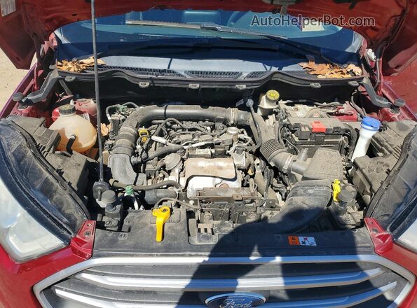 MAJ3S2GE7KC284058 2019 FORD ECOSPORT Red 