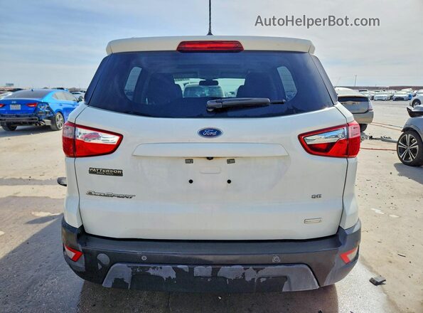 MAJ3S2GE8KC307279 2019 FORD ECOSPORT White 