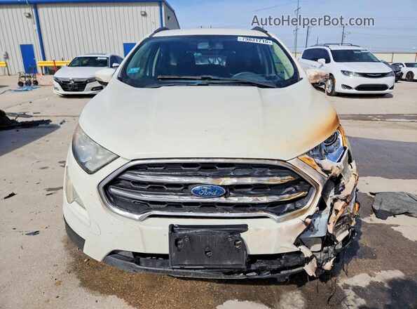 MAJ3S2GE8KC307279 2019 FORD ECOSPORT White 