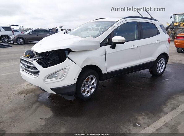 MAJ3S2GE8LC358766 2020 FORD ECOSPORT White Առջևի ձախ երեք քառորդ տեսարան