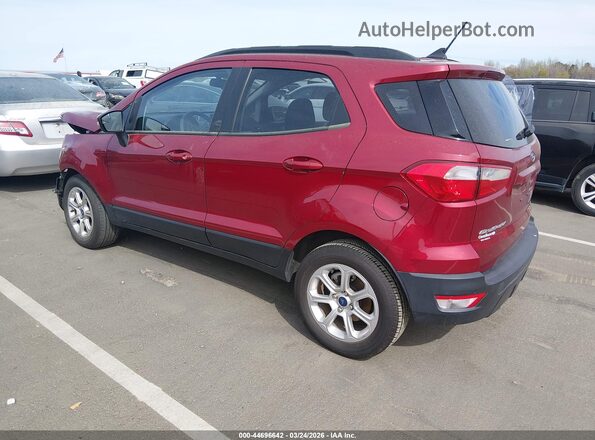 MAJ3S2GE8MC422533 2021 FORD ECOSPORT Red Rear left