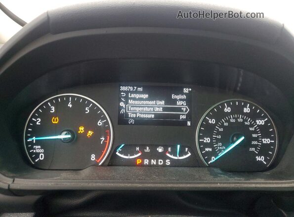 MAJ3S2GEXMC455789 2021 FORD ECOSPORT Gray Vista del cuadro de instrumentos