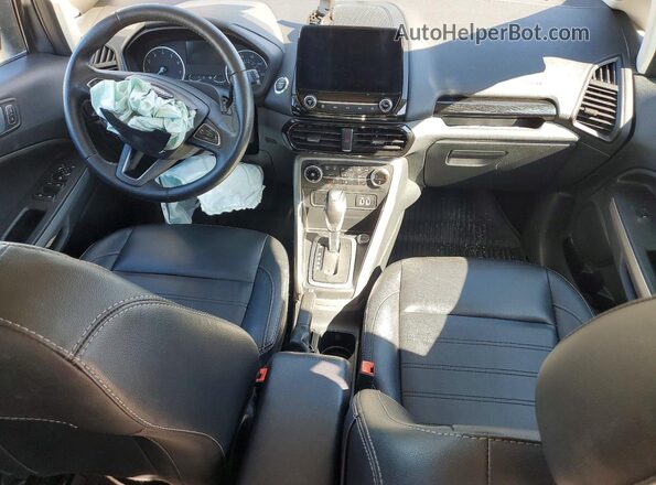 MAJ3S2KE0MC449717 2021 FORD ECOSPORT Gray Widok deski rozdzielczej