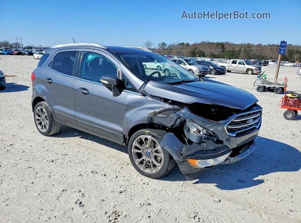 MAJ3S2KE0MC449717 2021 FORD ECOSPORT Gray Przód prawy