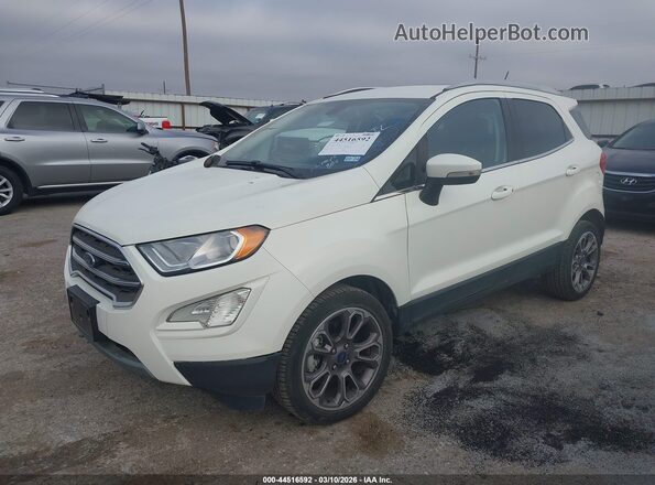 MAJ3S2KE3MC411351 2021 FORD ECOSPORT White წინა მარცხენა ხედი სამი მეოთხედიდან