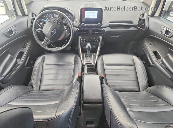 MAJ3S2KE9MC395799 2021 FORD ECOSPORT White წინა პანელის ხედი