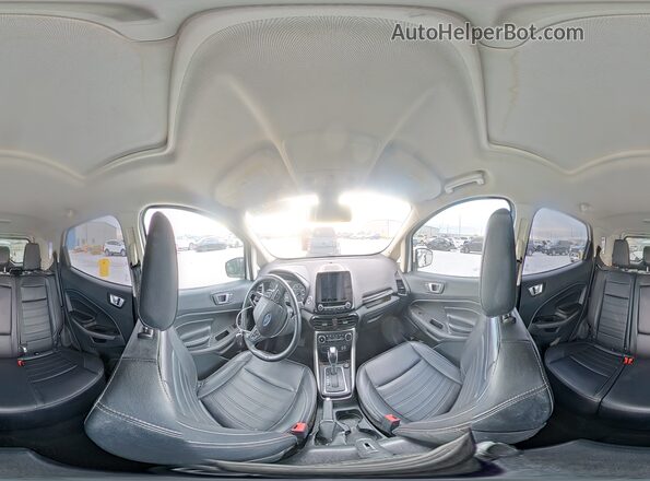 MAJ3S2KE9MC395799 2021 FORD ECOSPORT White VIN კოდის სტიკერის ხედი