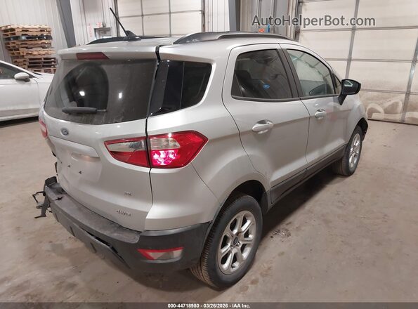 MAJ6P1UL0JC180215 2018 FORD ECOSPORT Silver Trasero derecho